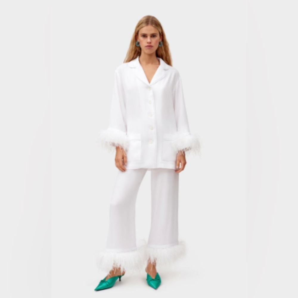 Sleeper White Feather PJs